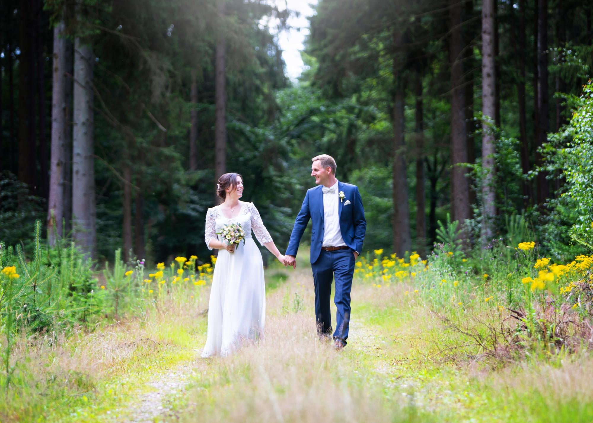 Hochzeitsshooting Hartenholm Wald